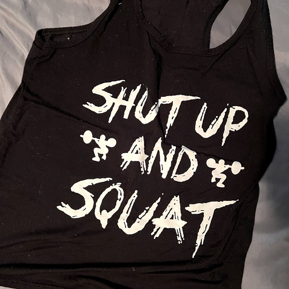 Shut Up & Squat Small Tank - Picture 1 of 1